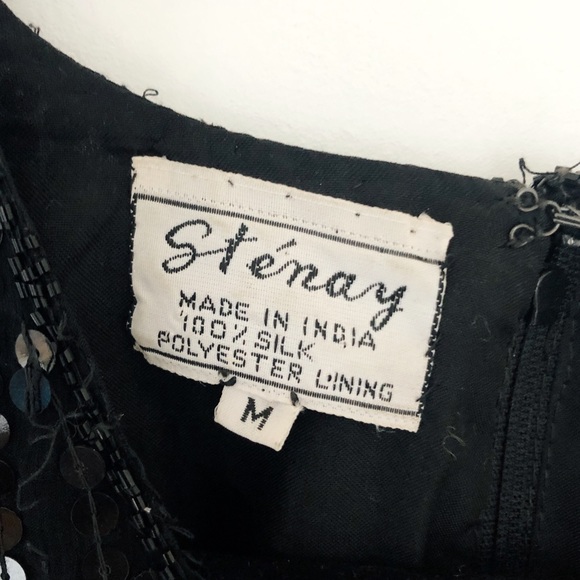 Sequined all over blouse with floral pattern - Picture 2 of 4